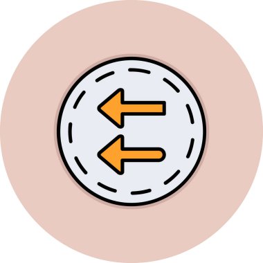 ok simgesi vektör illüstrasyonu