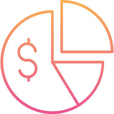 Dolar simgesi vektör illüstrasyonu