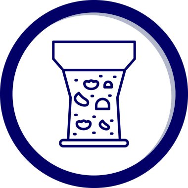 Gıda simgesinin vektör illüstrasyonu