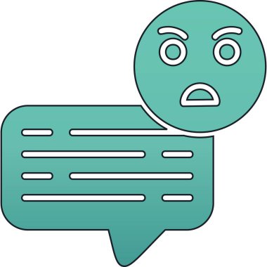 konuşma balonu ikonu vektör illüstrasyon tasarımı