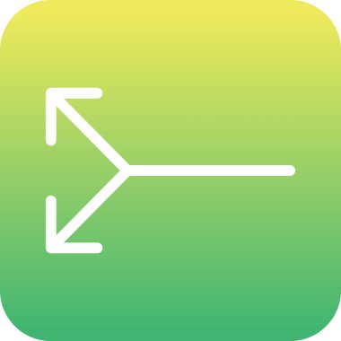 Arrow vektör simgesi illüstrasyonu