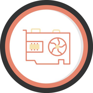 kamera simgesi vektör illüstrasyonu