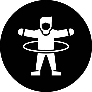 Bir insan simgesinin vektör illüstrasyonu