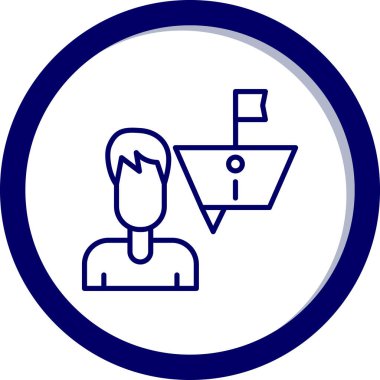 Bir kadın ve bir erkek arasındaki resmin vektör çizimi