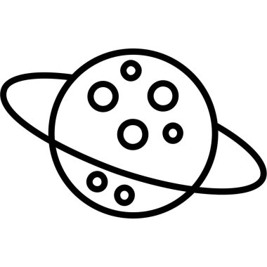 Kolayca düzenleyebilen ya da düzenleyebilen Gezegen Vektörü simgesi