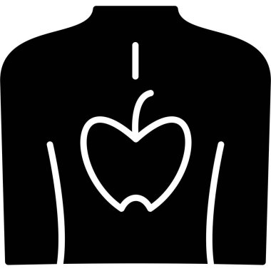 Kalp ikonu vektör illüstrasyonu