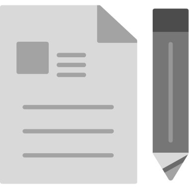 Belge simgesinin vektör illüstrasyonu