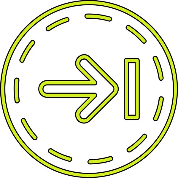 Ok. Web simgesi basit illüstrasyon