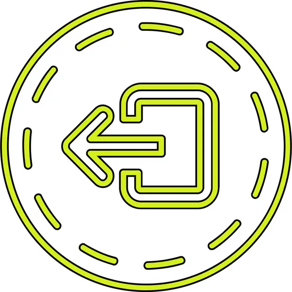 Paranın karikatür simgesinin vektör çizimi