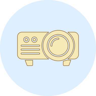 kamera simgesi vektör illüstrasyonu