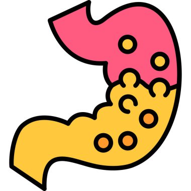 Tatlı bir çizgi film şekerinin vektör çizimi