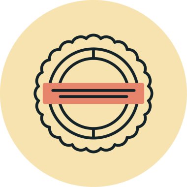 Yemek. Web simgesi vektör illüstrasyonu