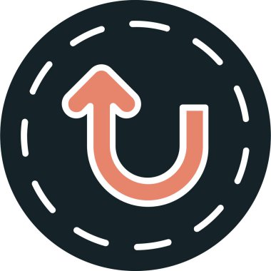 mıknatıs simgesi vektör çizimi