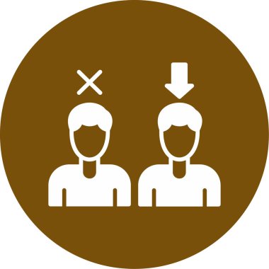 İnsan simgesinin vektör illüstrasyonu