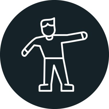 man simgesi vektör illüstrasyonu