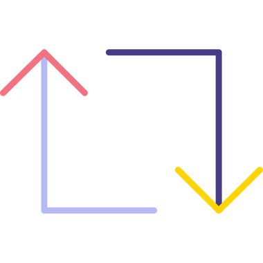 ok simgesi, vektör illüstrasyonu