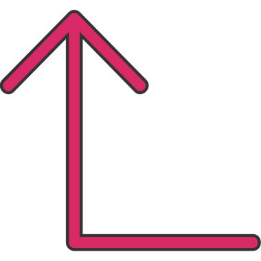 ok simgesi vektör illüstrasyonu