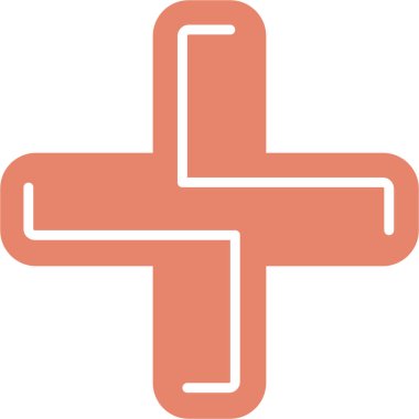 çapraz simge vektör illüstrasyonu