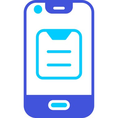 Cep telefonu. vektör illüstrasyonu