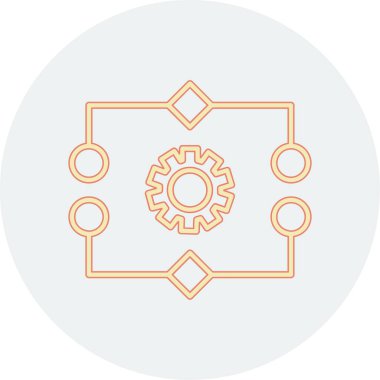 Çip. Web simgesi basit illüstrasyon