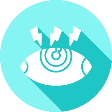 Göz simgesi. Basit resimleme