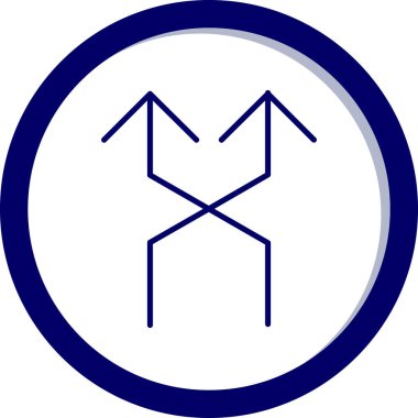 Bir burç simgesinin vektör illüstrasyonu