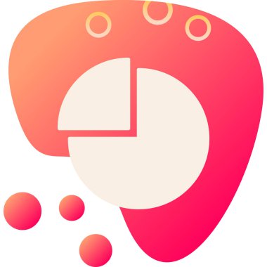 Bir mantar simgesinin vektör illüstrasyonu