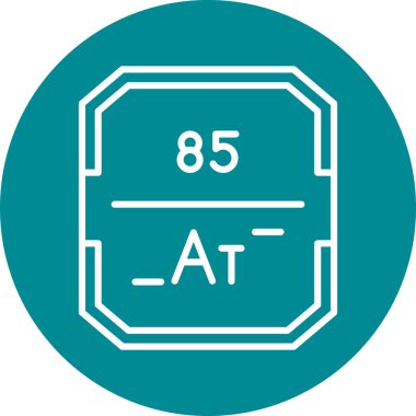 Modern bir simgenin vektör illüstrasyonu