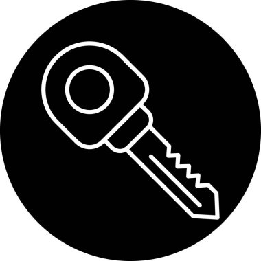 Anahtar. Web simgesi basit illüstrasyon