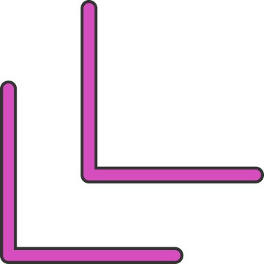 Bayrak. Web simgesi basit illüstrasyon