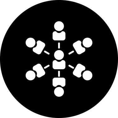 ağ simgesi, vektör illüstrasyonu