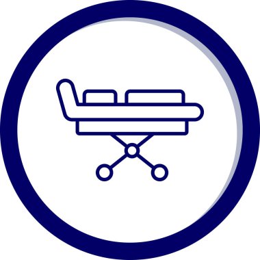 Mobilya modern simgesinin vektör illüstrasyonu