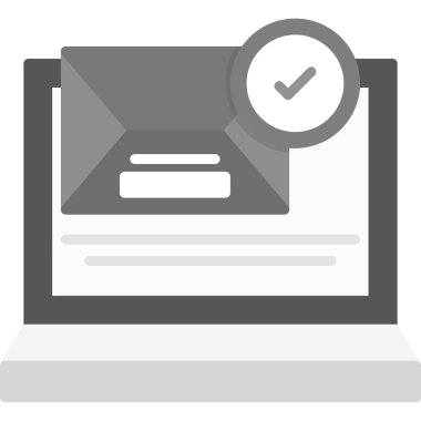 dizüstü bilgisayar simgesi, vektör illüstrasyonu