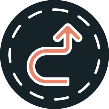 ok simgesinin vektör illüstrasyonu