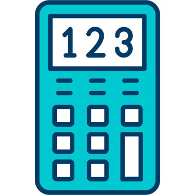 Hesap makinesi matematik simgesi. beyaz arkaplanda izole edilmiş web tasarımı için ana hesap makinesi vektör simgesi