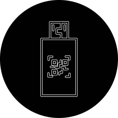 Bir b eksikliği simgesinin vektör çizimi