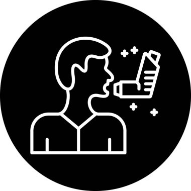 Bir insan simgesinin vektör illüstrasyonu