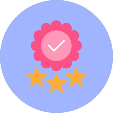 Müşteri derecelendirme renk ikonu vektörü. Müşteri derecelendirme. izole edilmiş sembol çizimi