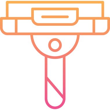 Ölçüm bandı. Web simgesi basit illüstrasyon