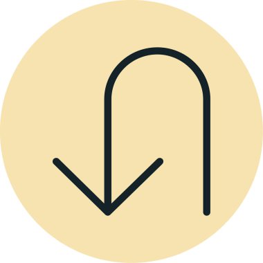 ok simgesi vektör illüstrasyonu