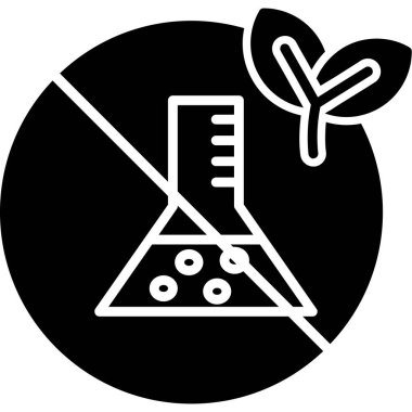 Bir kimyasal simgenin vektör illüstrasyonu