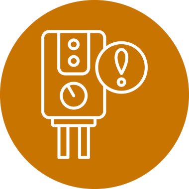 Trafik ışığı simgesi. Web için ışık vektör simgelerinin basit illüstrasyonu