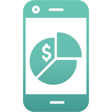 finansal büyüme simgesi, vektör illüstrasyonu