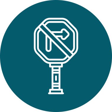 Vektör Durdurma simgesi illüstrasyonu