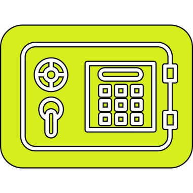 güvenli simge vektör illüstrasyonu