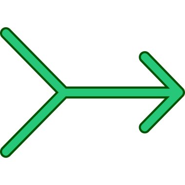 Ok. Web simgesi basit illüstrasyon