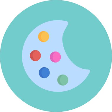 Ay. Web simgesi basit tasarım