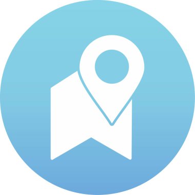 konum haritası vektör illüstrasyonu