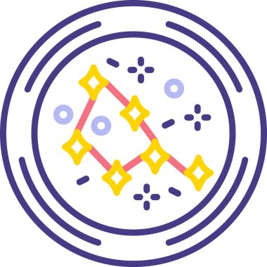 yiyecek web simgesi, basit illüstrasyon