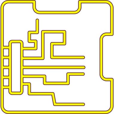 veri, çözüm ve çözüm için labirent ile devre